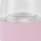 2 in 1 Pet Water Bottle Portable Anti Leakage Dog Food Bottler for Outdoor TravelingPink