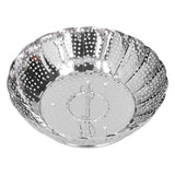 Stainless Steel Steamer Basket 28cm Diameter Retractable Foldable Steaming Rack for Home In Australia - Darrahopens