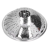 Stainless Steel Steamer Basket 28cm Diameter Retractable Foldable Steaming Rack for Home