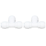 2PCS Tee Quick Connecter Water Tube Fitting 100PSI Push in Fitting Push in Joint for Garden In Australia - Darrahopens