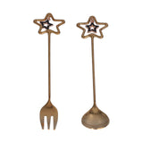 Innovative Pendant Spoon Multipurpose Stirring Dessert Fork for Wedding Kitchen HotelStar Shaped In Australia - Darrahopens