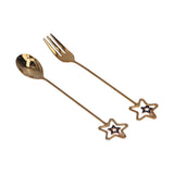 Innovative Pendant Spoon Multipurpose Stirring Dessert Fork for Wedding Kitchen HotelStar Shaped In Australia - Darrahopens