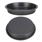 2Pcs Non Stick Pizza Pan Deep Thickened Carbon Steel Baking Pan for Kitchen Bakery6in In Australia - Darrahopens
