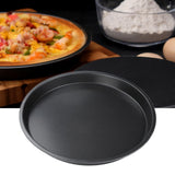 2Pcs Non Stick Pizza Pan Deep Thickened Carbon Steel Baking Pan for Kitchen Bakery10in