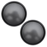 2Pcs Non Stick Pizza Pan Deep Thickened Carbon Steel Baking Pan for Kitchen Bakery12in