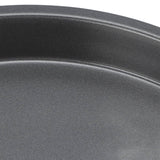 2Pcs Non Stick Pizza Pan Deep Thickened Carbon Steel Baking Pan for Kitchen Bakery12in