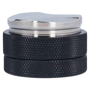 Black Coffee Tamper Stainless Steel Dual Head Coffee Distributor for Home Coffee Shop58MM In Australia - Darrahopens