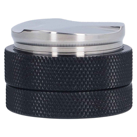 Black Coffee Tamper Stainless Steel Dual Head Coffee Distributor for Home Coffee Shop58MM In Australia - Darrahopens