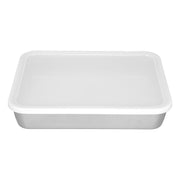 Stainless Steel Baking Tray Deep Flat Non Stick Baking Pan Food Storage Box with CoverS