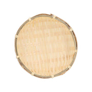 Fruit Basket Hand Woven Bamboo Mini Multifunctional Sturdy Serving Basket Tray for Living Room Kitchen 13x4cm In Australia - Darrahopens