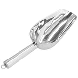 Ice Scooper Stainless Steel U Shaped Sturdy Food Grade Ice Bucket Scoop for Home Hotel Restaurant Stainless Steel Color