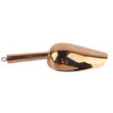 Ice Scooper Stainless Steel U Shaped Sturdy Food Grade Ice Bucket Scoop for Home Hotel Restaurant Rose Gold