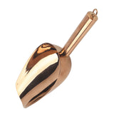 Ice Scooper Stainless Steel U Shaped Sturdy Food Grade Ice Bucket Scoop for Home Hotel Restaurant Rose Gold