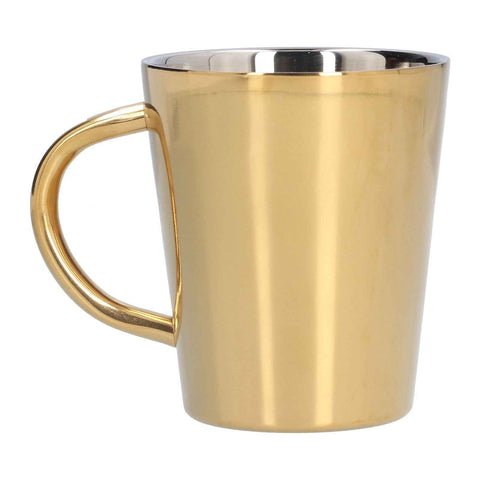 300ml Water Cup with Handle 304 Stainless Steel Heat Insulation Coffee Mug for Office HomeGold In Australia - Darrahopens