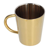 300ml Water Cup with Handle 304 Stainless Steel Heat Insulation Coffee Mug for Office HomeGold In Australia - Darrahopens