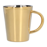 300ml Water Cup with Handle 304 Stainless Steel Heat Insulation Coffee Mug for Office HomeGold