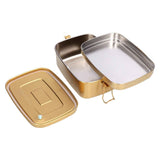 1.5L 2 Layer Lunch Box Portable Leakproof 304 Stainless Steel Bento Food Container Dinnerware for Home OfficeGold In Australia - Darrahopens
