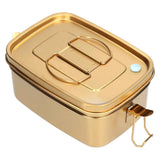 1.5L 2 Layer Lunch Box Portable Leakproof 304 Stainless Steel Bento Food Container Dinnerware for Home OfficeGold In Australia - Darrahopens