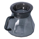Coffee Kettle Heat Resistant Coffee Sharing Pot Transparent Black Glass Tea Pot for Kitchen Home400ml In Australia - Darrahopens