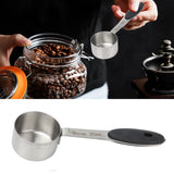 30ml Coffee Measuring Scoop 1/8 Cup Stainless Steel Tablespoon Large Capacity and Comfortable Hand Feeling for Kitchen