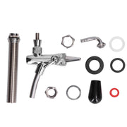 Draft Beer Adjustable Faucet Chrome Plated Stainless Steel G5/8 Shank Beer Tap for Home Brewing In Australia - Darrahopens
