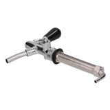 Draft Beer Adjustable Faucet Chrome Plated Stainless Steel G5/8 Shank Beer Tap for Home Brewing