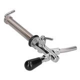 Draft Beer Adjustable Faucet Chrome Plated Stainless Steel G5/8 Shank Beer Tap for Home Brewing