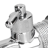 Draft Beer Adjustable Faucet Chrome Plated Stainless Steel G5/8 Shank Beer Tap for Home Brewing