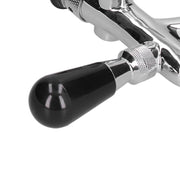 Draft Beer Adjustable Faucet Chrome Plated Stainless Steel G5/8 Shank Beer Tap for Home Brewing