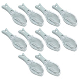 10Pcs Fish Scale Remover Portable Hand Held Hangable Compact Efficient Fish Scaler Brush for Kitchen Restaurant