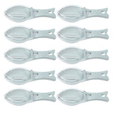 10Pcs Fish Scale Remover Portable Hand Held Hangable Compact Efficient Fish Scaler Brush for Kitchen Restaurant