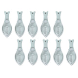 10Pcs Fish Scale Remover Portable Hand Held Hangable Compact Efficient Fish Scaler Brush for Kitchen Restaurant
