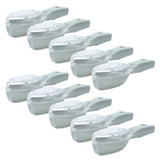 10Pcs Fish Scale Remover Portable Hand Held Hangable Compact Efficient Fish Scaler Brush for Kitchen Restaurant