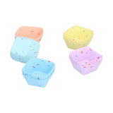 20Pcs Silicone Cupcake Mold Non Stick Reusable Baking Molds for Muffin Biscuits Cheese Cake PastriesSquare In Australia - Darrahopens