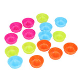 16pcs Donut Mold Bright Colors Reusable Cleanable Reliable Baking Cups for Pastries Puddings In Australia - Darrahopens