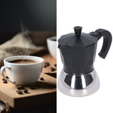 Coffee Pot Easy Clean Operation Widely Used Aluminum Stainless Steel Compact Size Coffee Maker300ml