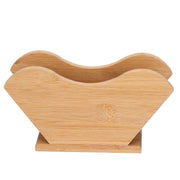 Coffee Filter Paper Holder Bamboo Countertop Reusable V Shape Tissue Dispenser for Home In Australia - Darrahopens