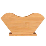Coffee Filter Paper Holder Bamboo Countertop Reusable V Shape Tissue Dispenser for Home In Australia - Darrahopens