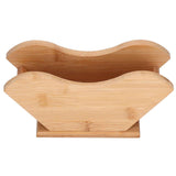 Coffee Filter Paper Holder Bamboo Countertop Reusable V Shape Tissue Dispenser for Home In Australia - Darrahopens