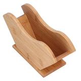 Coffee Filter Paper Holder Bamboo Countertop Reusable V Shape Tissue Dispenser for Home In Australia - Darrahopens
