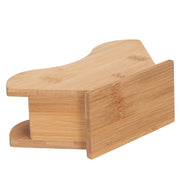 Coffee Filter Paper Holder Bamboo Countertop Reusable V Shape Tissue Dispenser for Home