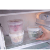 Kitchen Storage Containers Small Drain Basket Kitchen Drain Sealed Box Refrigerator Organizer Containers with Lid In Australia - Darrahopens