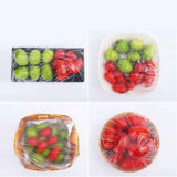 100PCS Disposable Food Storage Cover Elastic Food Wraps Harmless Transparent Wrap Food Cover for Household In Australia - Darrahopens