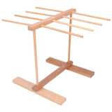 Wooden Noodle Drying Rack 15.4 X 8.7 X 11.8in Foldable Prevent Slipping Pasta Drying Rack for Home