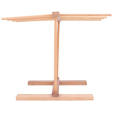 Wooden Noodle Drying Rack 15.4 X 8.7 X 11.8in Foldable Prevent Slipping Pasta Drying Rack for Home