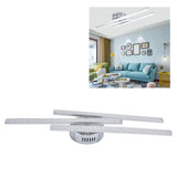 3‑Strips LED Ceiling Lamp Modern Ceiling‑Mounted Light Living Room Bedroom Decoration AC85‑265VWhite Light