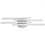 4-Strip Ceiling Light Nordic Modern LED Ceiling Lamp Home Office Coffee Shop Decoration AC85-265VWhite Light