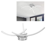 18W 105LED Ceiling Light Arc Ceiling Lamp for Living Room Bedroom Decor AC85‑265V Warm Light