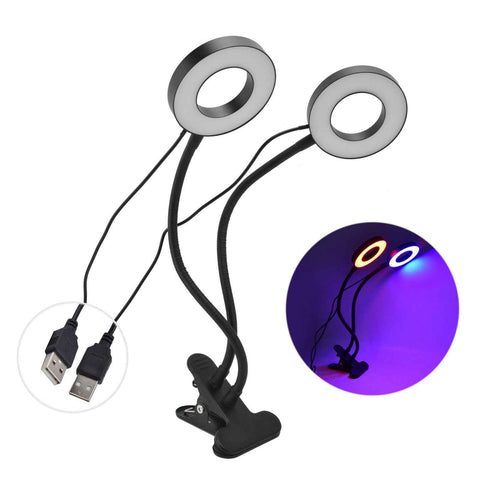 LED Grow Light Double‑End 360° Adjustable USB Powered Indoor Gooseneck Plant Grow Lamp for Greenhouse Office In Australia - Darrahopens