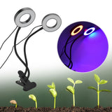 LED Grow Light Double‑End 360° Adjustable USB Powered Indoor Gooseneck Plant Grow Lamp for Greenhouse Office